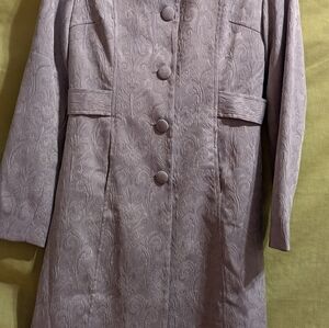 CHARLOTTE RUSSE Light Blue Women's Button Down Long Jacket Size Medium